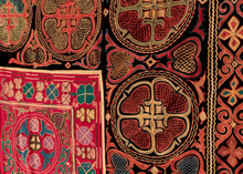 Vintage Suzani Fragment - 4' x 6'6