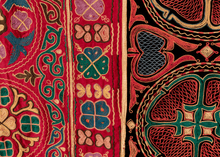 Vintage Suzani Fragment - 4' x 6'6