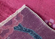 Purple Chinese Deco Rug - 2'1 x 4'