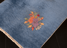 Sky Blue Chinese Deco Rug - 2' x 3'7