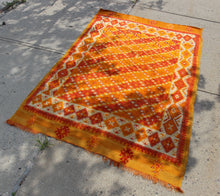 Mid Century Moroccan Rug - 4'3 x 7'1