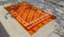 Mid Century Moroccan Rug - 4'3 x 7'1