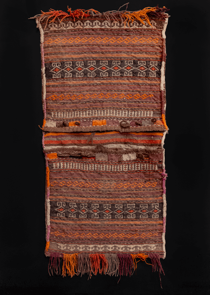 Kilim woven double saddlebag or 