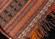 Vintage Afghan Kilim Saddlebag - 1'7 x 3'1