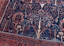 Antique Persian Sarouk Rug - 9' x 11'8