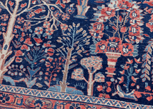 Antique Persian Sarouk Rug - 9' x 11'8