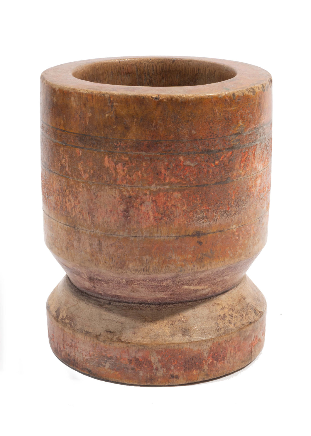 Lacquered Wooden Mortar