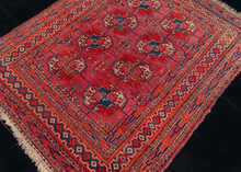 Magenta Turkmen Rug - 2'11 x 3'8