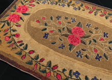 Vintage American Hooked Rug - 3'1 x 4'11