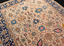 Mid Century Tabriz Rug - 6'5 x 8'11