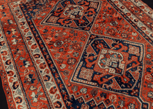 Vintage Khamseh Rug - 5'4 x 7'2
