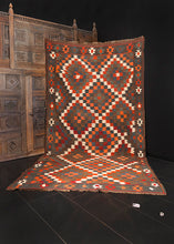 Antique Veramin Kilim - 6'2 x 11'3