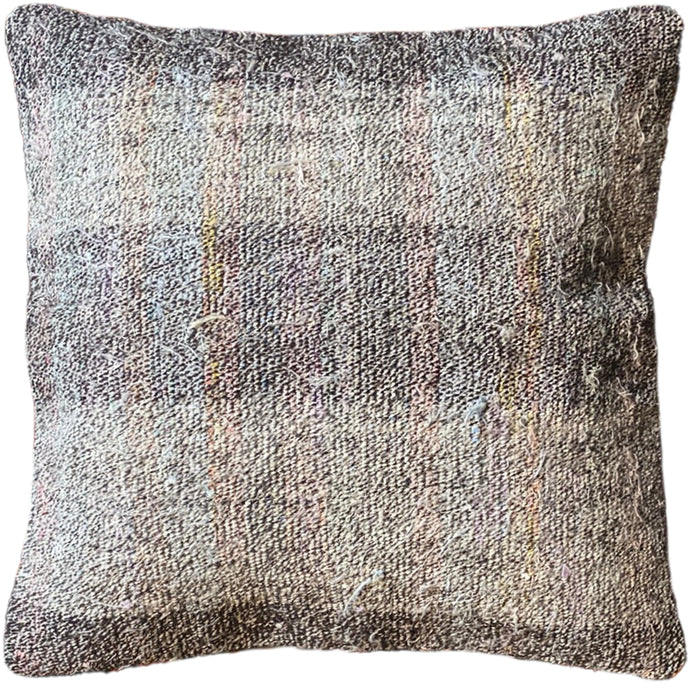 Square Vintage Cicim Rug Pillow - 17