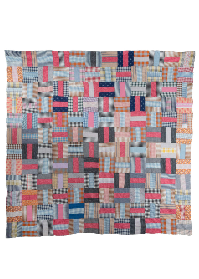 Vintage N American Square Quilt Top
