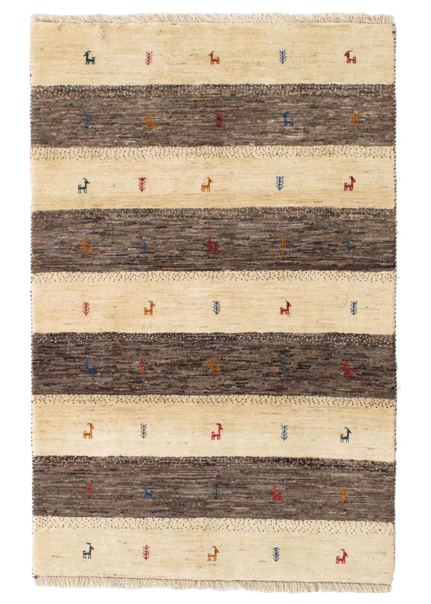21st Century Gabbeh Rug - 3'2 x 4'11 – HEIRLOOM