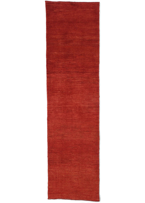 Contemporary Modern Minimal RED South Persian Lori Gabbeh Runner