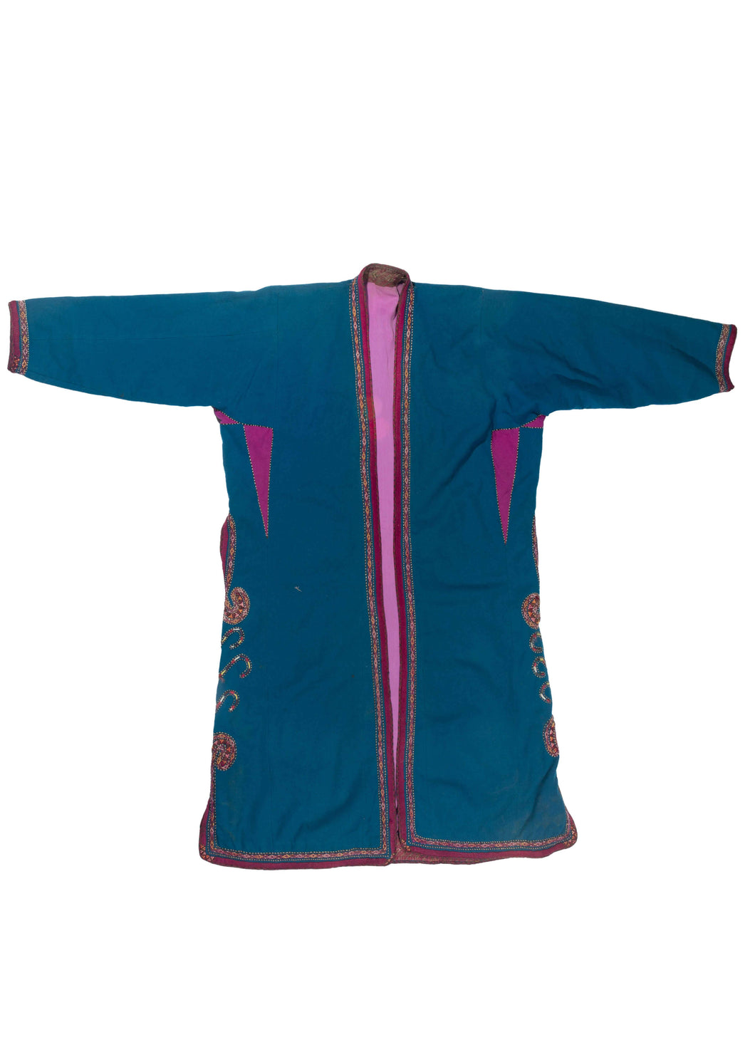 Blue wool Uzbeki Overcoat 