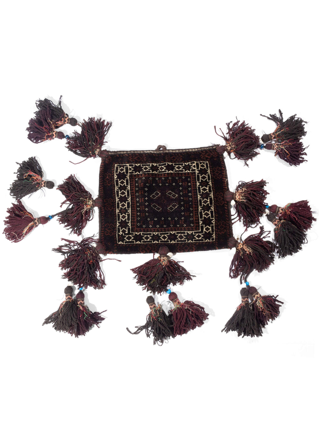 Baluch Chanteh with Tassels - 1' x 1'3