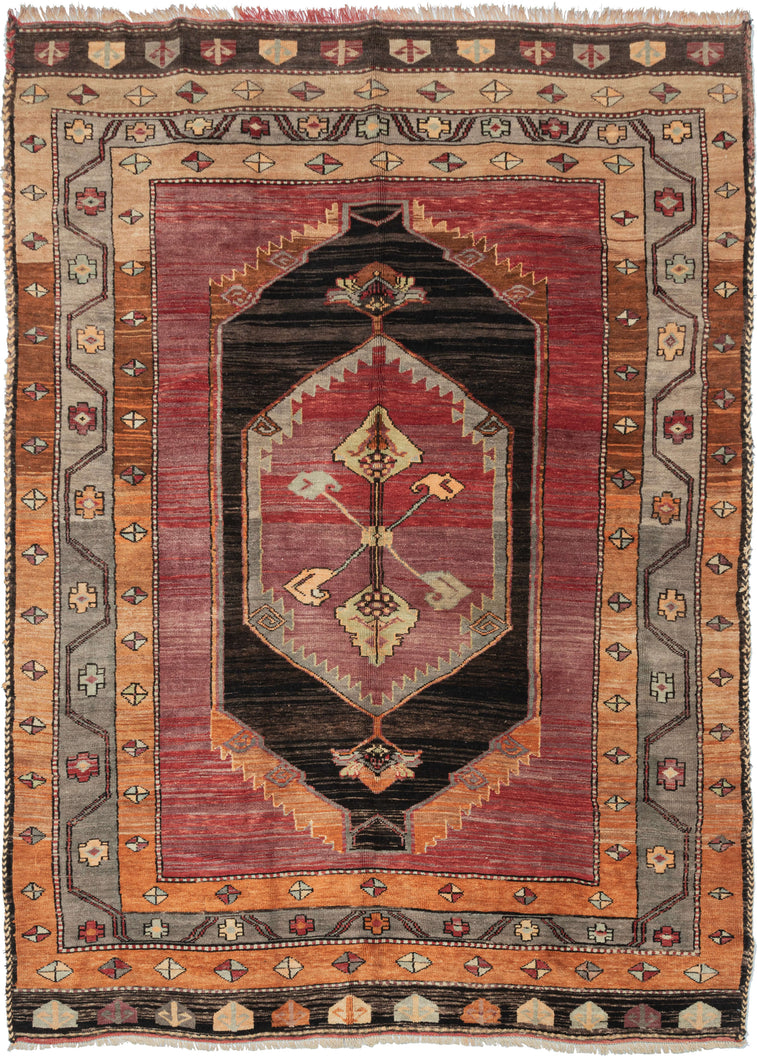 Faded Magenta Anatolian Rug - 6’8 x 9’5 