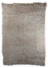 Vintage undyed wool hand-woven Turkish Tulu