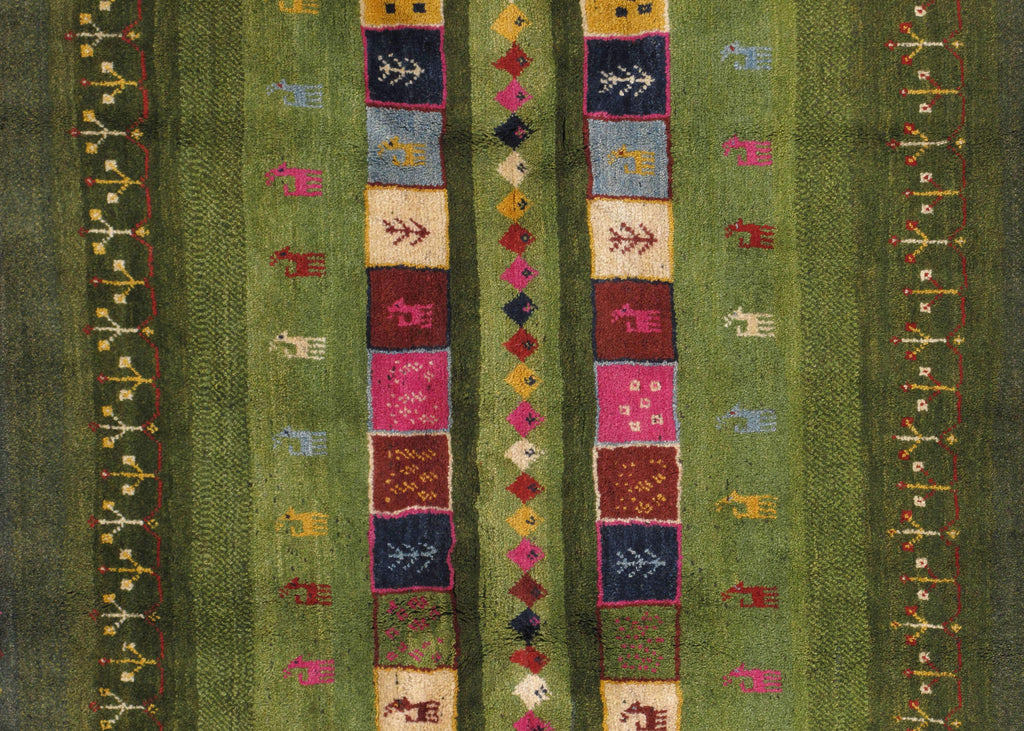 21st Century Gabbeh Rug - 4'11 x 6'3 – HEIRLOOM