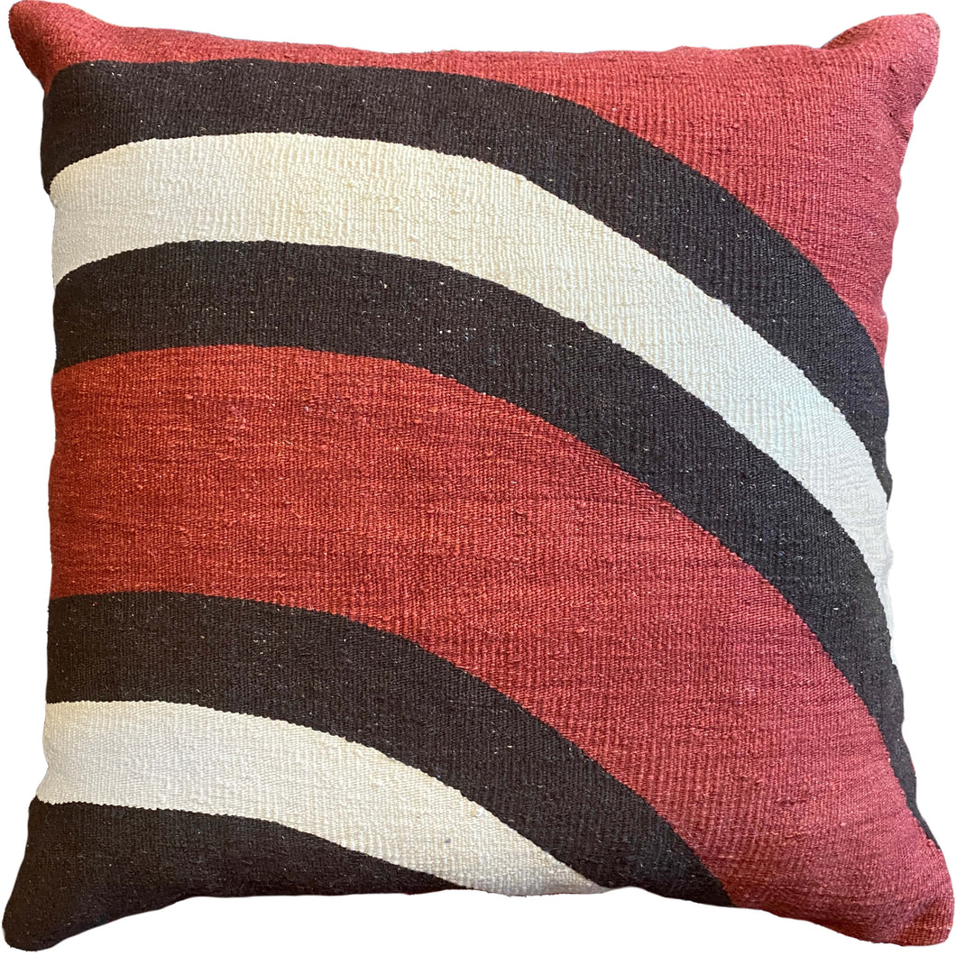 Red Circles Pillow - 28