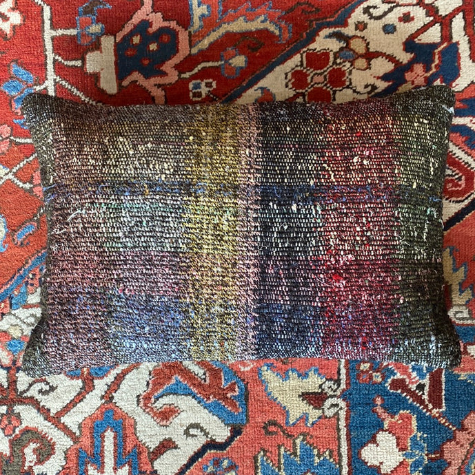 Rectangle Vintage Cicim Rug Pillow - 23
