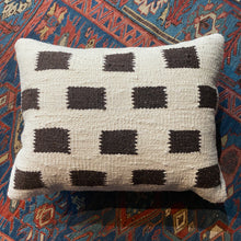 handwoven natural dyed cream Turkish pillow