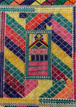 Vintage Hazara Prayer Cloth - 12" x 12"